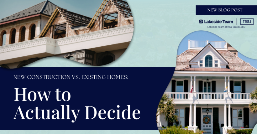 New Construction vs Existing Homes in Lexington SC